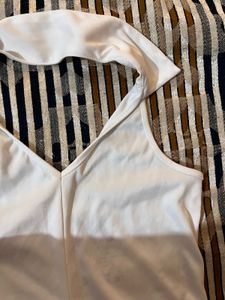 KETCH (S) White Halter Mini Dress