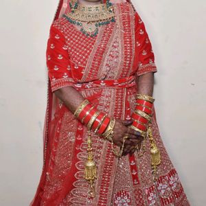 Jhumka pattern Latest Bridal Lehenga