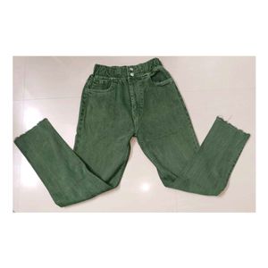 Green Denim Jeans
