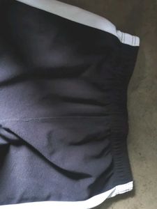 Black Wide Leg Track Pants
