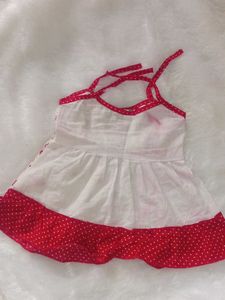 Strawberry Print Baby Sundress