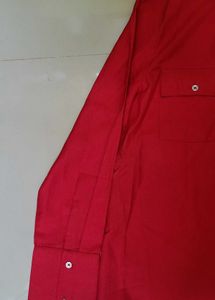 Women Red Formal Shirt