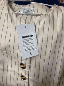 littlebox Striped Sleeveless Mini Dress