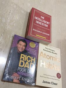 Atomic Habits + Rich Dad + Intelligent Investors