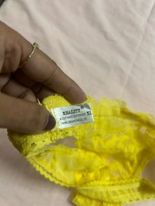 Neon Yellow Lingerie