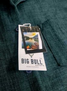 Big Bull Export Quality Pure Cotton Linen Shirt