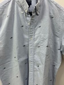 J.Crew Printed Short Sleeve Shirt
