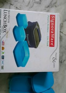 Combo Of Signoware Lunch Box &amp; LOTTO water Bottle