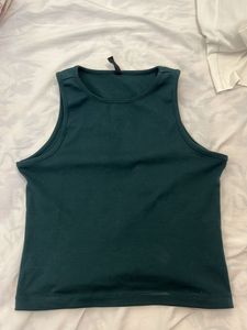 Green Fitted Tank