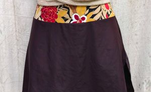 Floral Waist Mini Skirt
