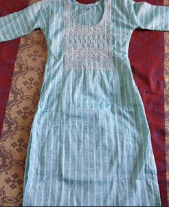 Light Blue Kurti