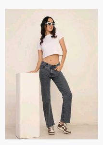Gray Denim Jeans