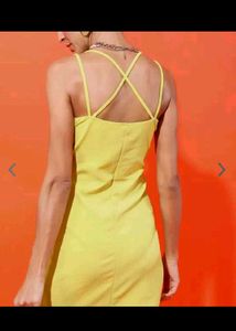 Yellow Bodycon Dress