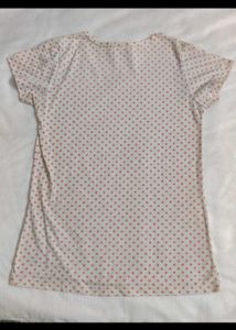 🆕 Polka Dot Tee with Text