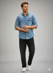 Denim Look Shirt