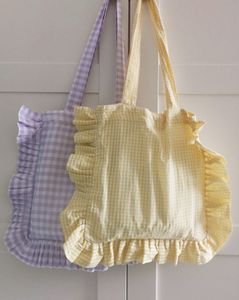 Gingham Tote Bag