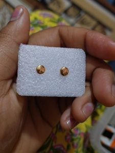new gold plate earings