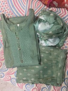 Elegant Green Kurta Set