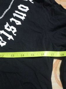 Black Long Sleeve Graphic Tee
