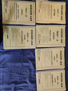25 VISION IAS Test Series With Answer 2021 Year