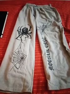 Spider Graphic Sweatpants...xl size h baggy trausa