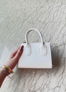 Mini White Kelly Type Bag Dupe