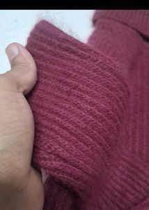 Burgundy Turtleneck Sweater
