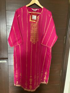 BIBA Women’s Rose Pink Festive Kurta (42)