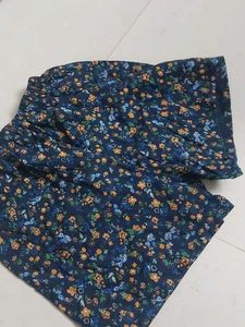 Printed Blue Shorts