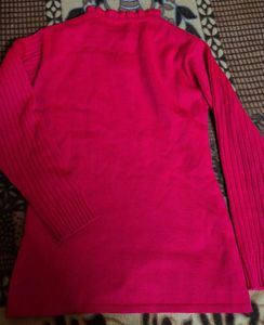 Cute Pink Girls' Sweater