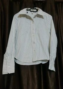 Striped Button-Down Shirt