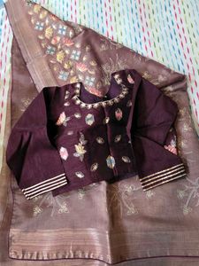 Elegant Floral Saree