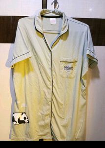 Panda Print Pajama Set