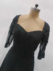 Elegant Black Lace Dress