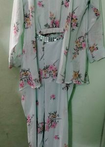 Floral Print Co Ords with Shrug