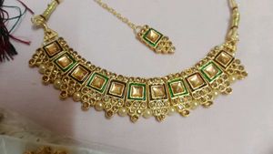 Gold Plated Indian Jewelry Set
