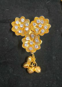 Gold Flower Hair Accessories Set