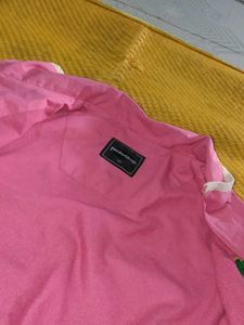 Cute Pink Embroidered Jacket