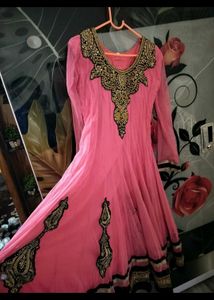Pink Embroidered Kurta Set