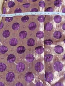 Purple 💜 Tissue Cloth With Shawl