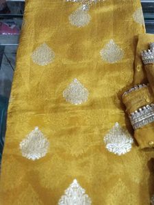 Golden Yellow Salwar Kameez