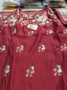 Muslin  Top Full Embroidered