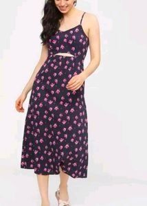 Floral Sleeveless Frock