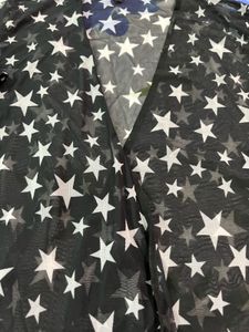 Ginger Star Print Sheer Shrug