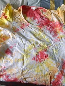 HM Tie Dye Short Sleeve Top