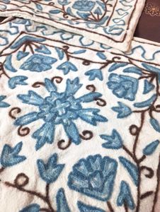 Wool Embroidered Cushion Covers (Set of 2)