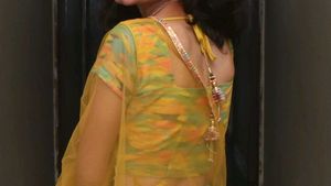 Multicoloured Organza Lehnga /Ethnic/ Traditional