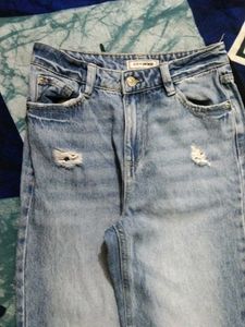 Ripped Light Wash Jeans