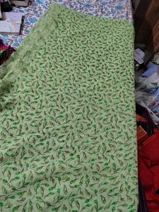 Green Floral saree