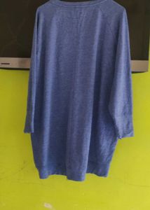 old navy Blue V-Neck Top